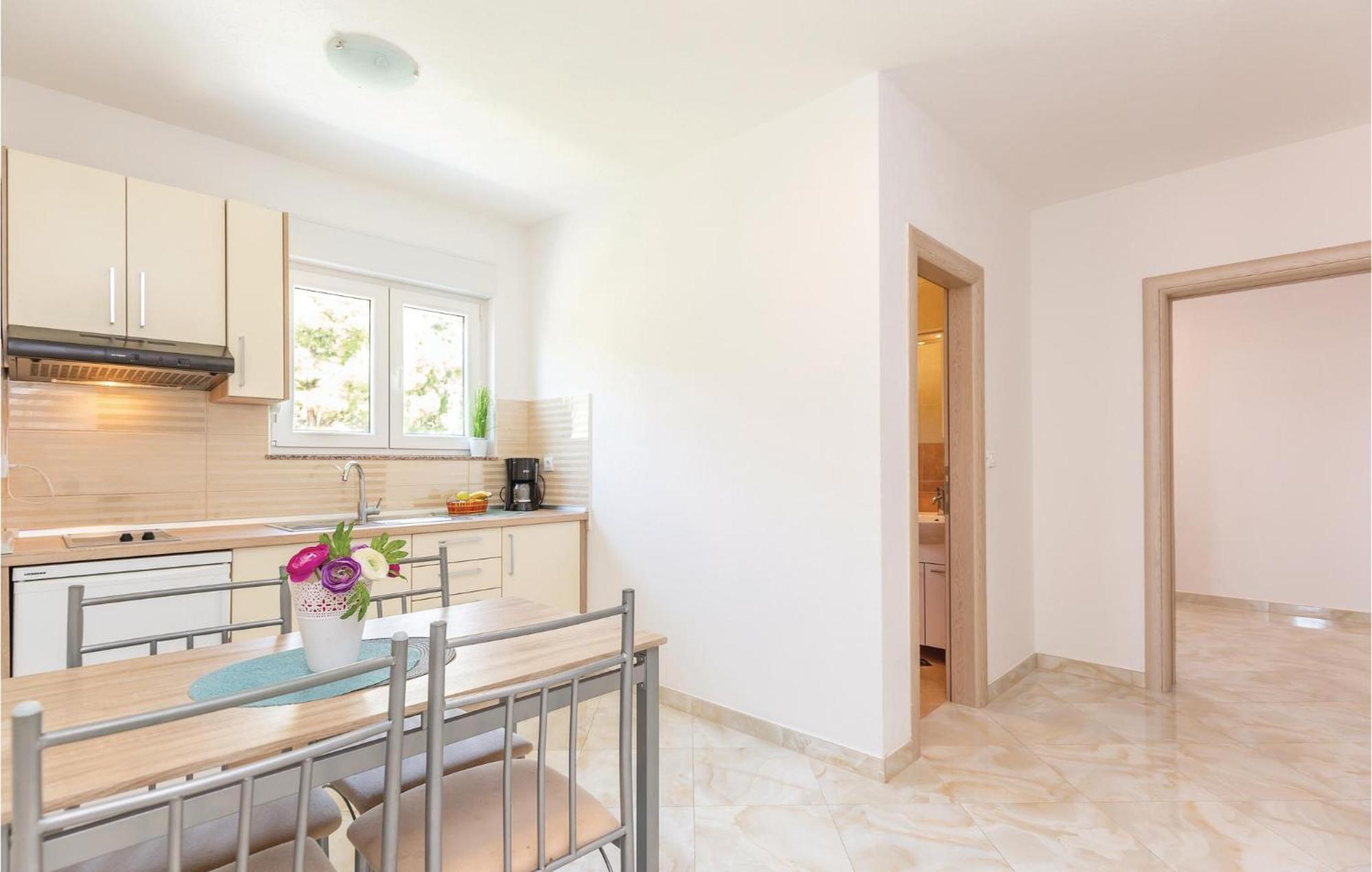 Awesome Apartment In Krvavica With Kitchen Exterior photo
